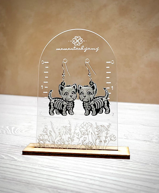 Yorkie Skellie Earrings